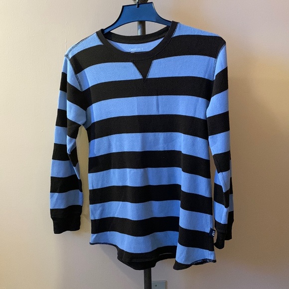 Stripped Waffle Long Sleeve - Picture 1 of 3